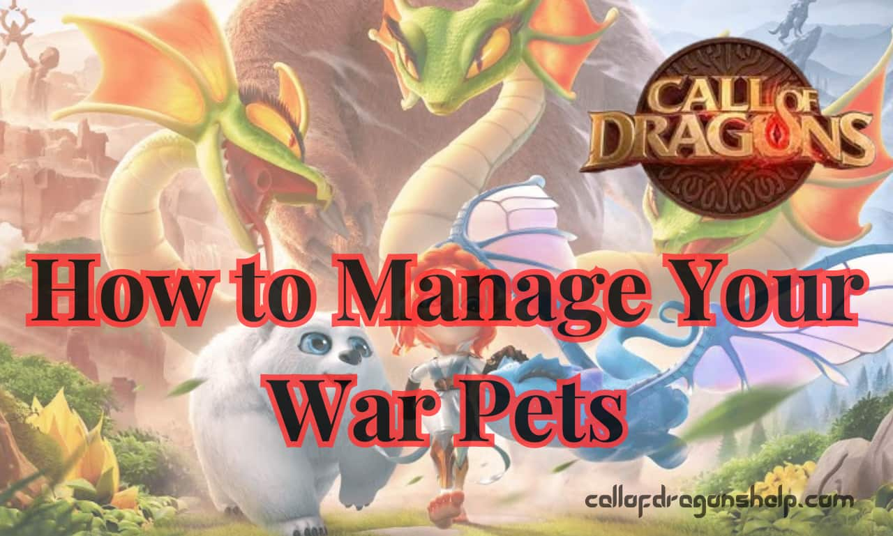 Manage Your War Pets