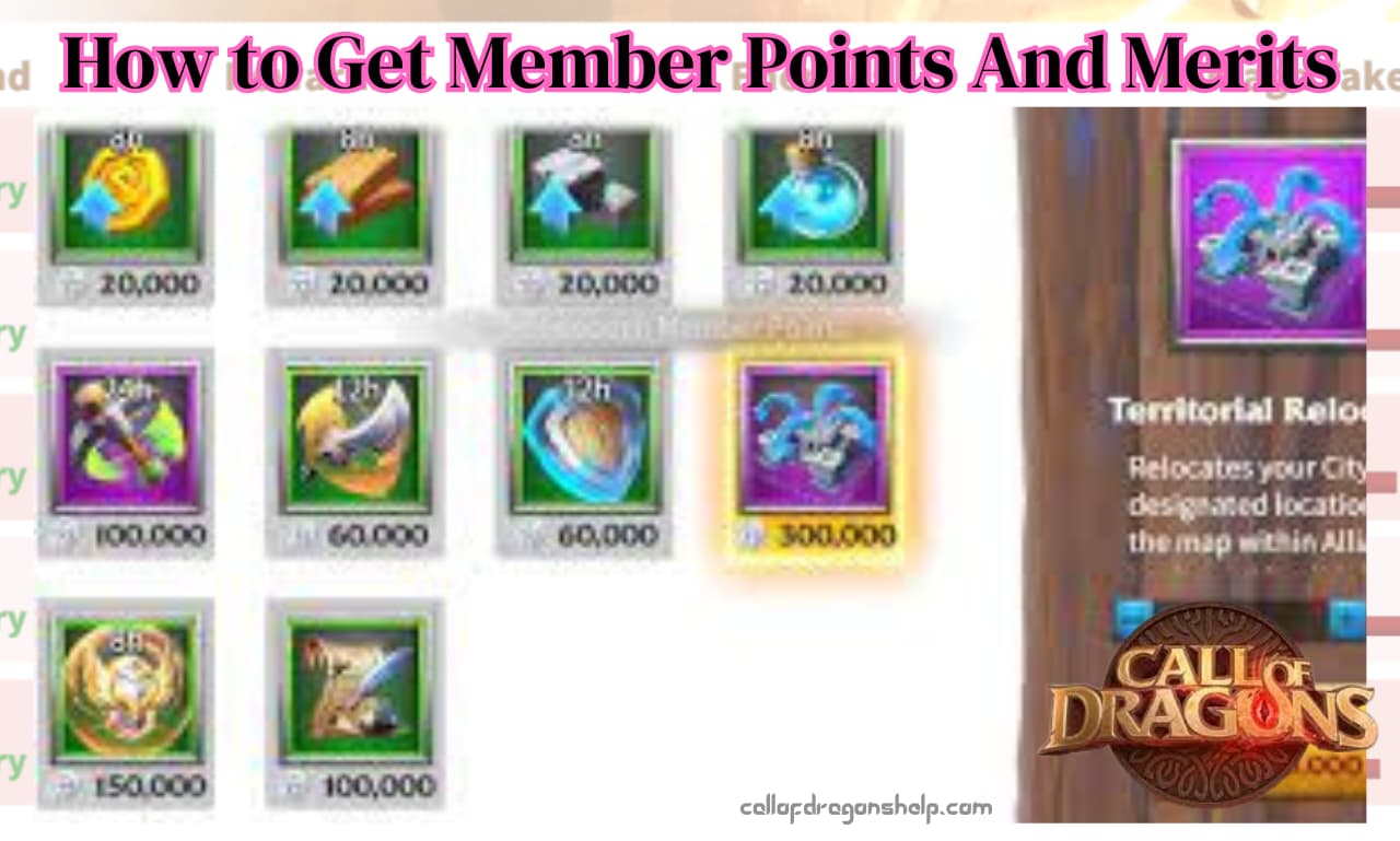 How to Get Member Points And Merits